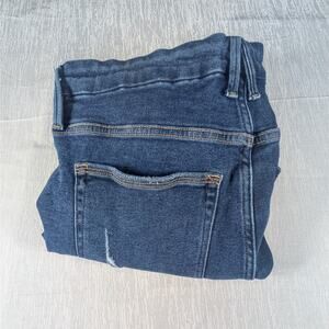 Good American Good Waist Jeans Womens Size 18 Blue Distressed Skinny Jeans